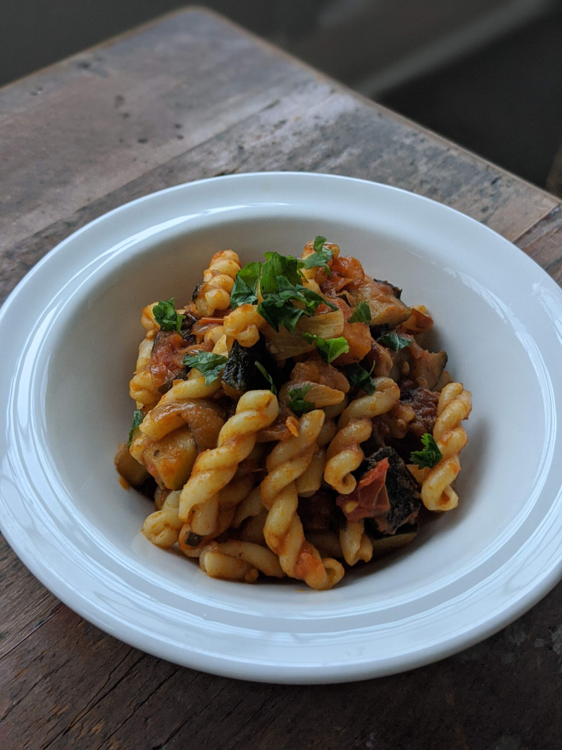 Pasta Caponata (My Version)