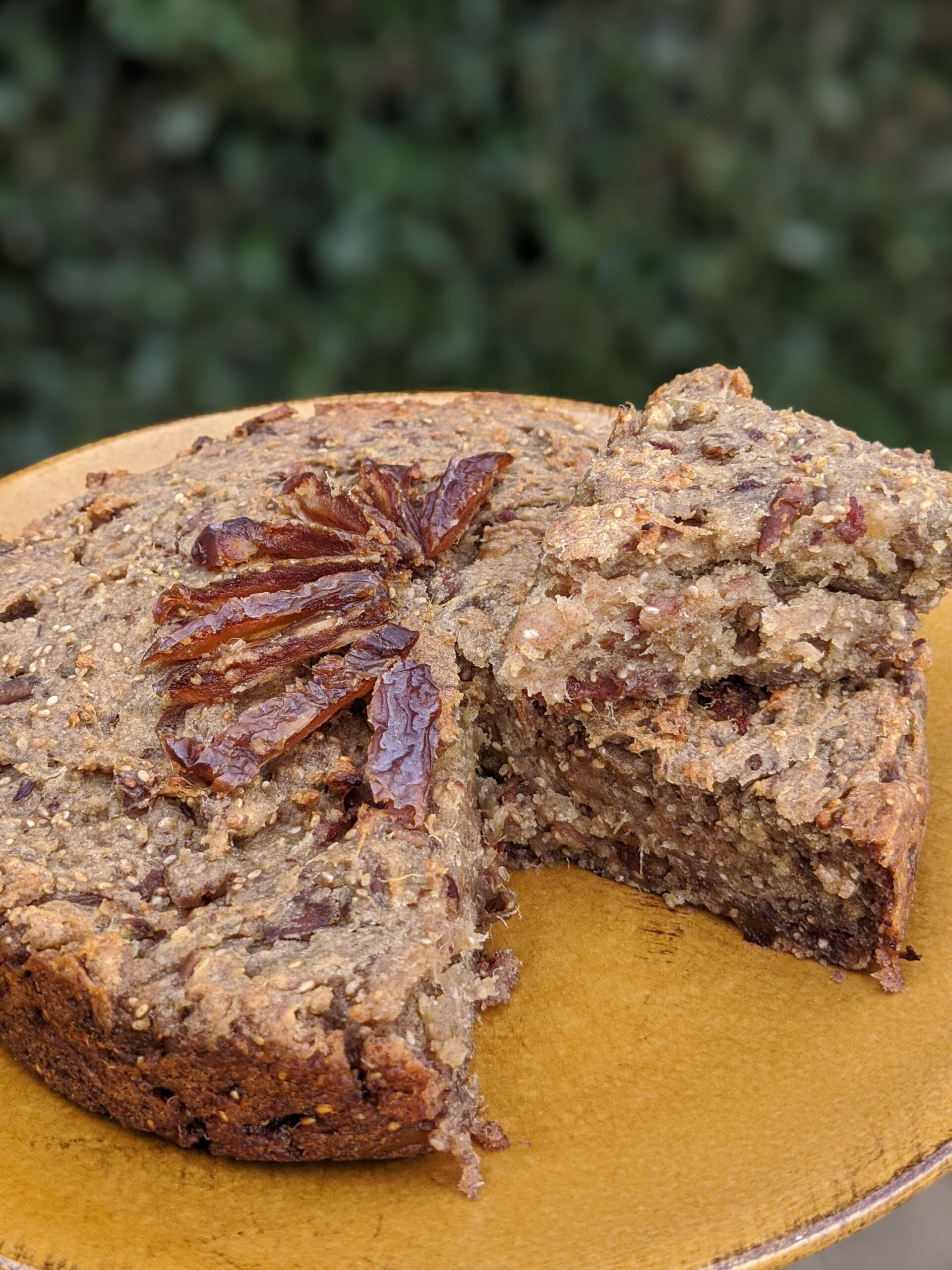 chia and date cake